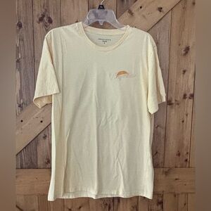 Men's Jimmy Buffett Margaritaville Pale Yellow Tee | Size Large